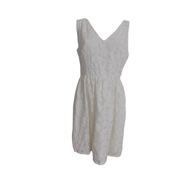 BB DAKOTA floral cream lace sleeveless dress size 6 - Picture 5 of 11